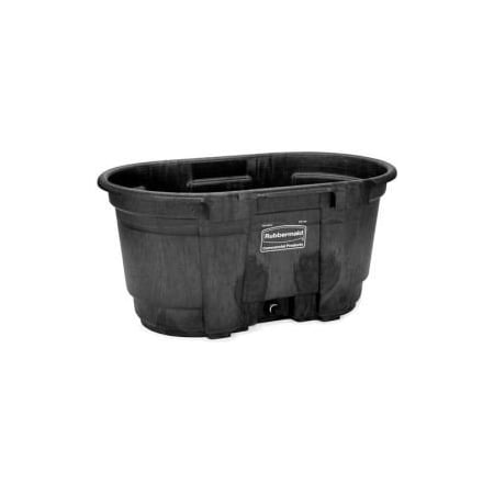 Rubbermaid Commercial Rubbermaid 4242-88 Stock Tank 100 Gallon Black FG424288BLA